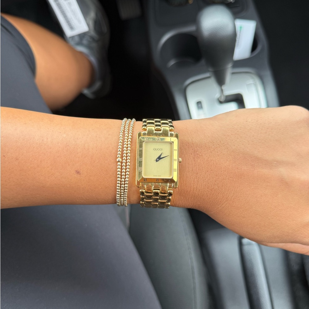 Gucci Vintage Gold Watch